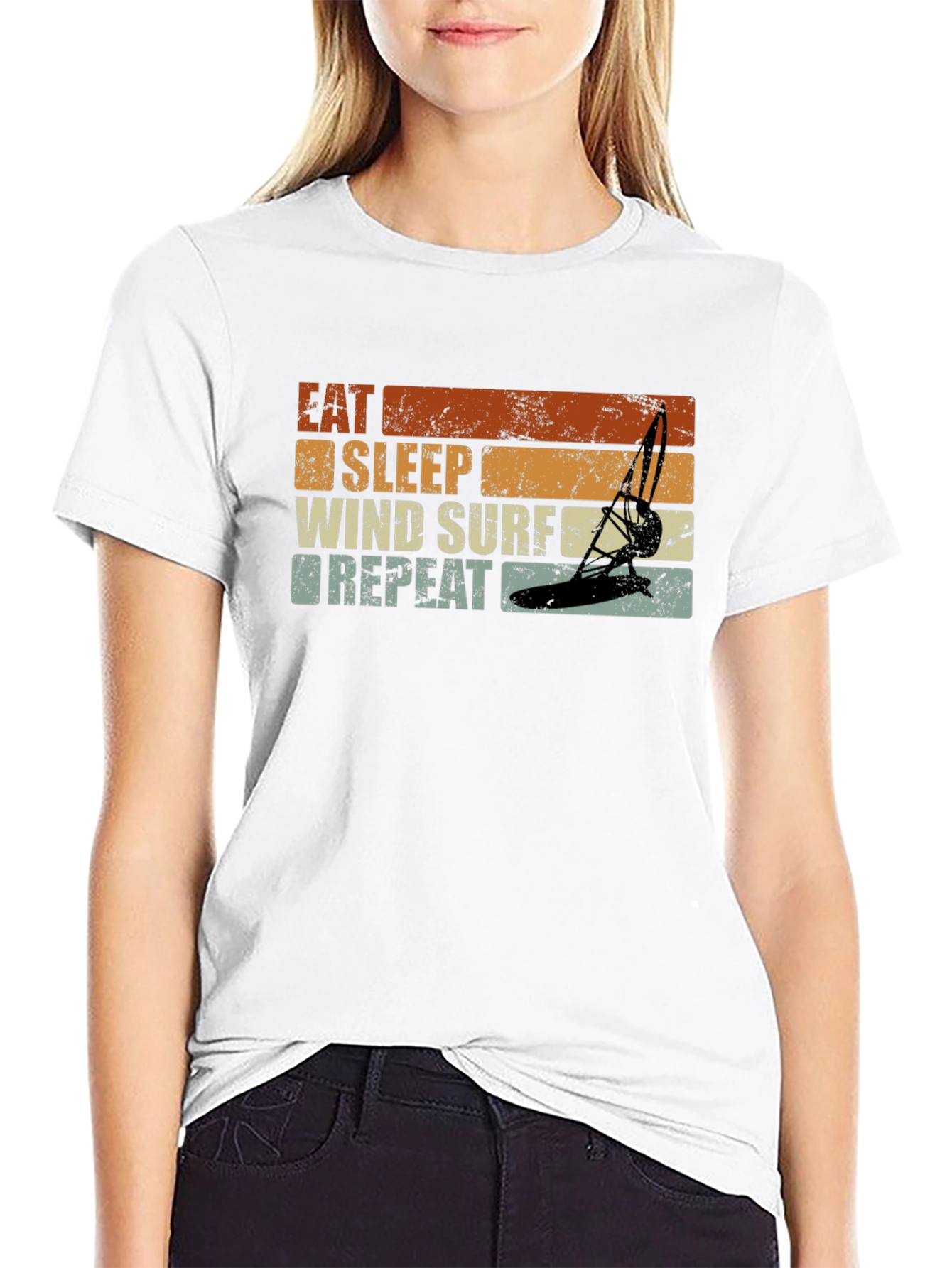 Eat Sleep Wind Surf Repeat T-Shirt