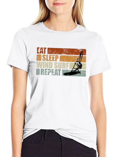 Eat Sleep Wind Surf Repeat T-Shirt