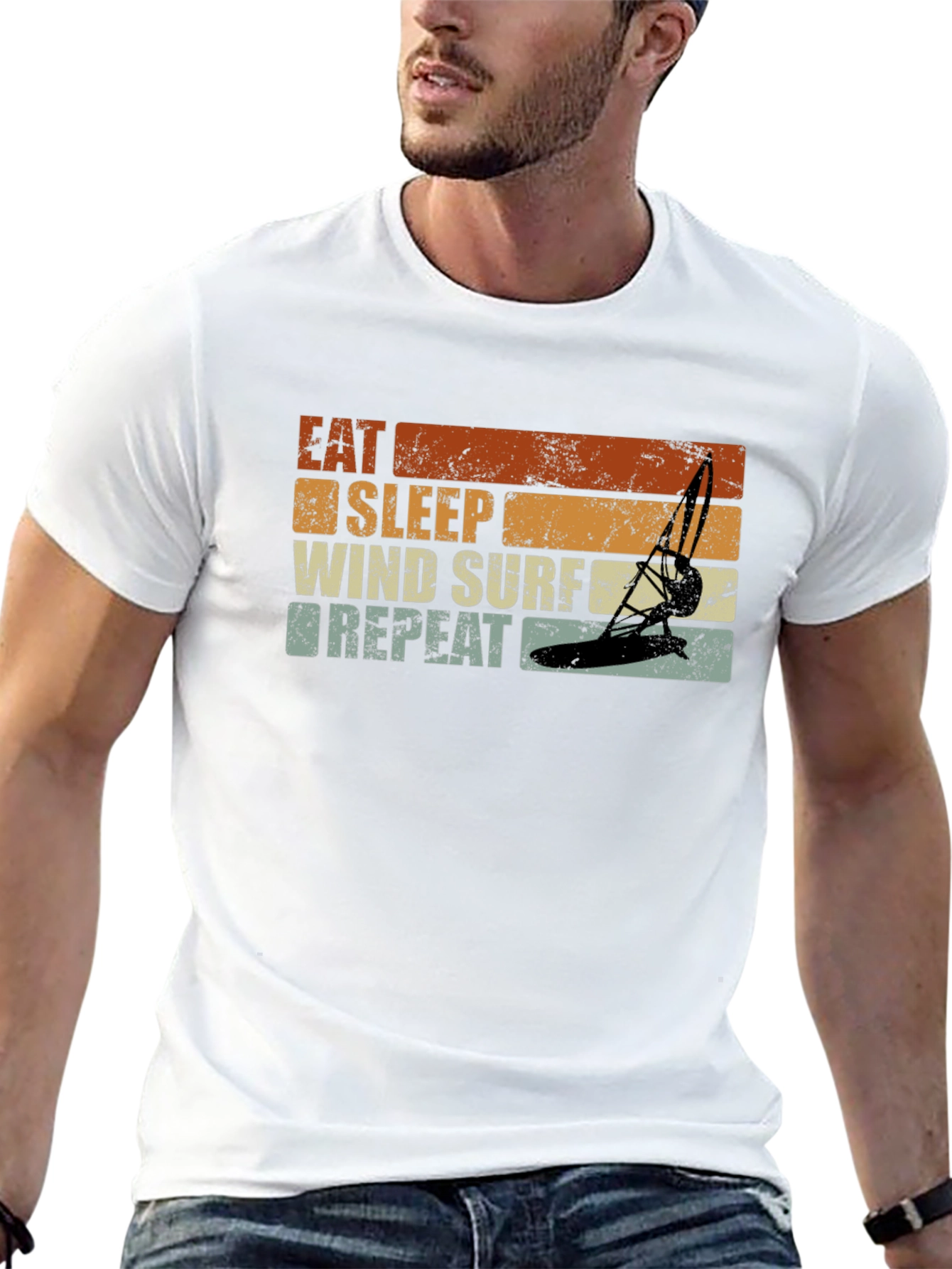 Eat Sleep Wind Surf Repeat T-Shirt
