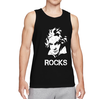 Beethoven Rocks Classic Music Vintage Tank Top