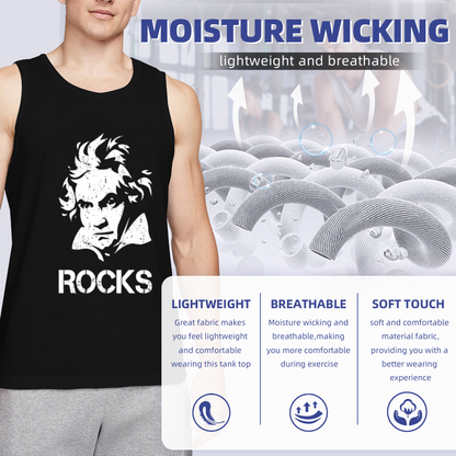 Beethoven Rocks Classic Music Vintage Tank Top