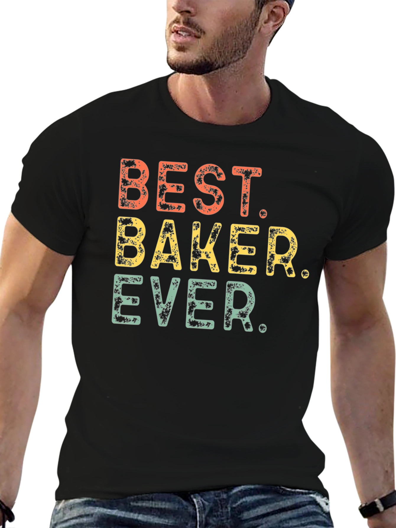 Best Baker Ever Graphic Tee - Retro Style Shirt