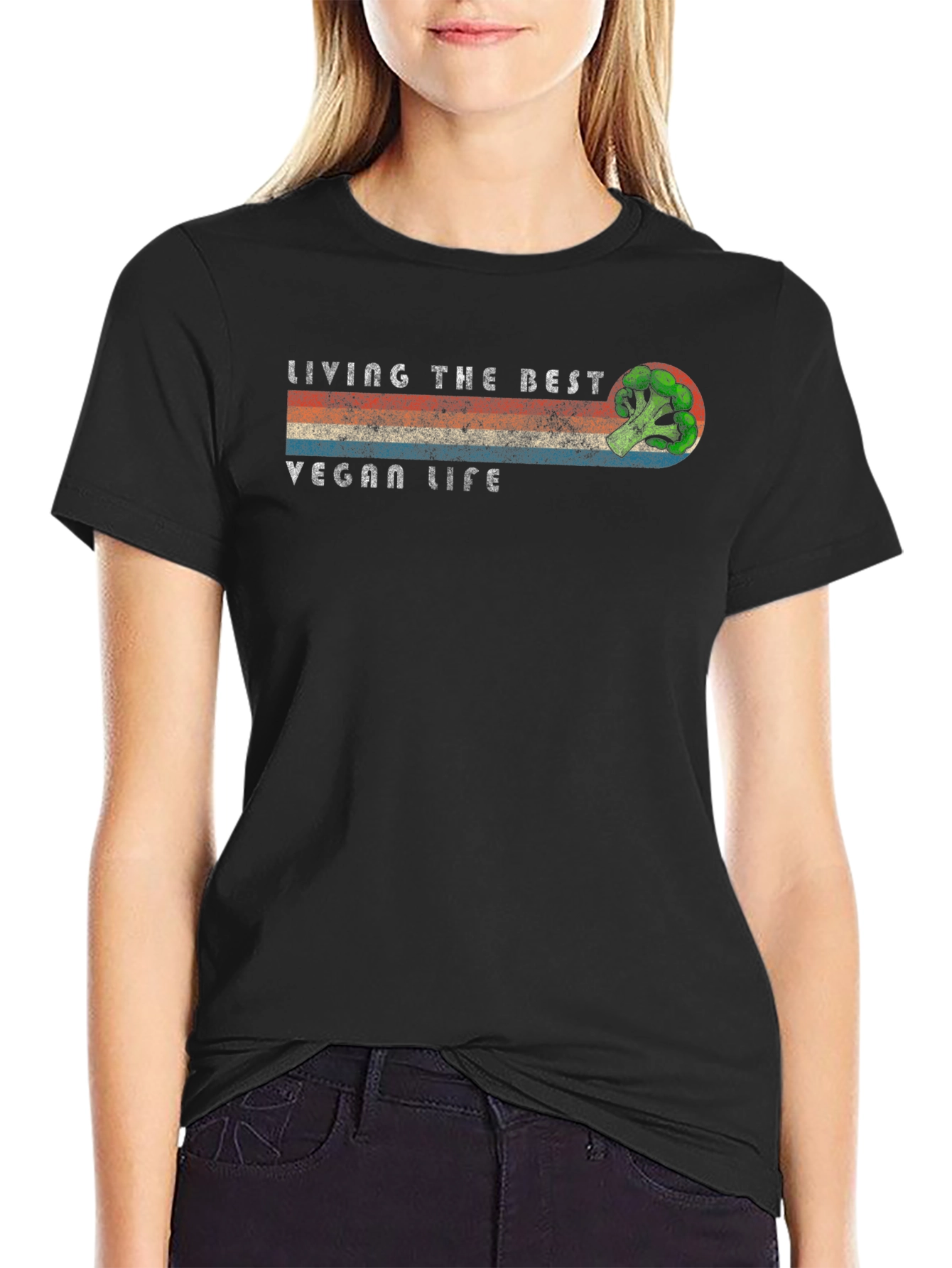 Living The Best Vegan Life T-Shirt