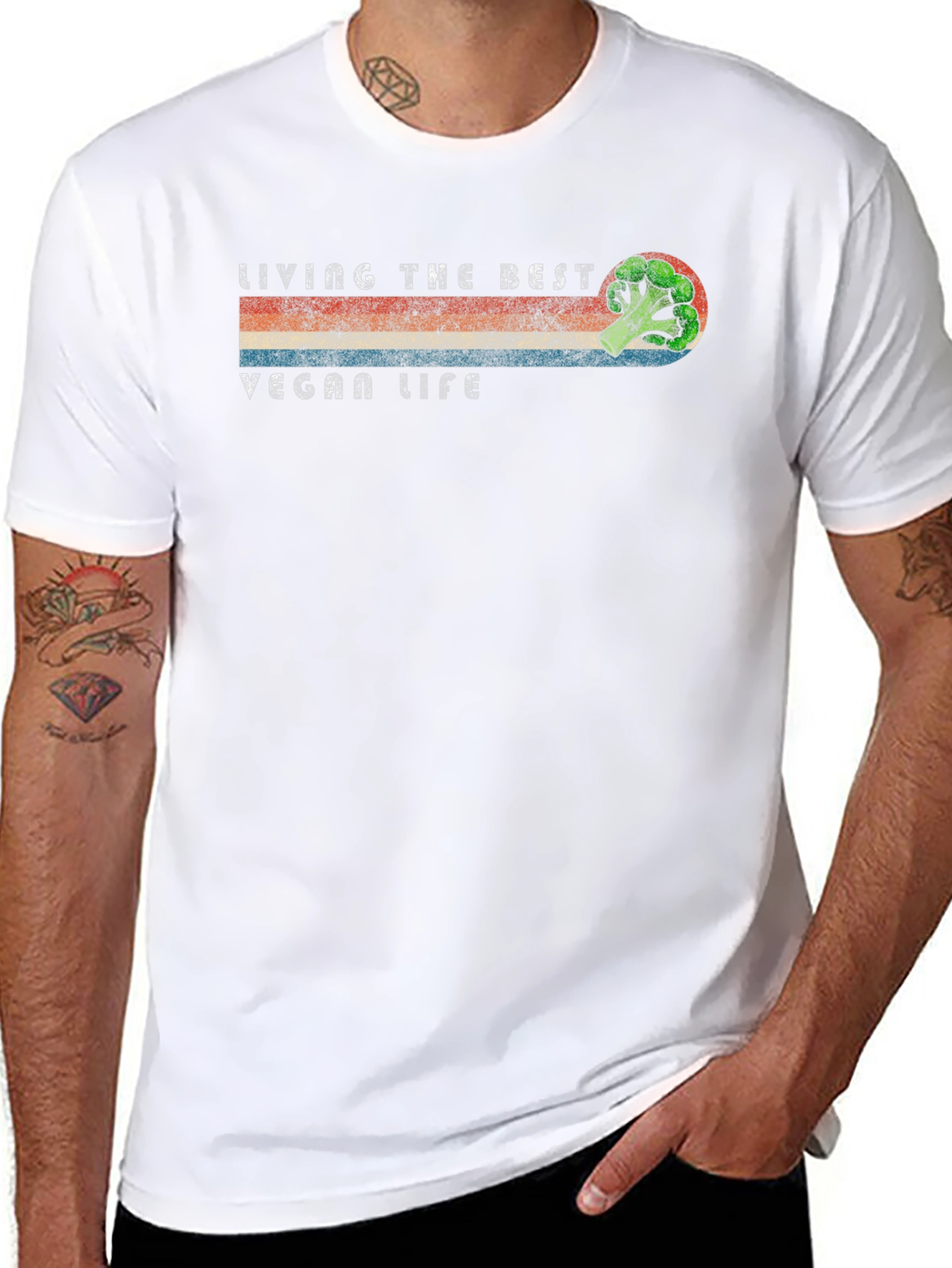 Living The Best Vegan Life T-Shirt
