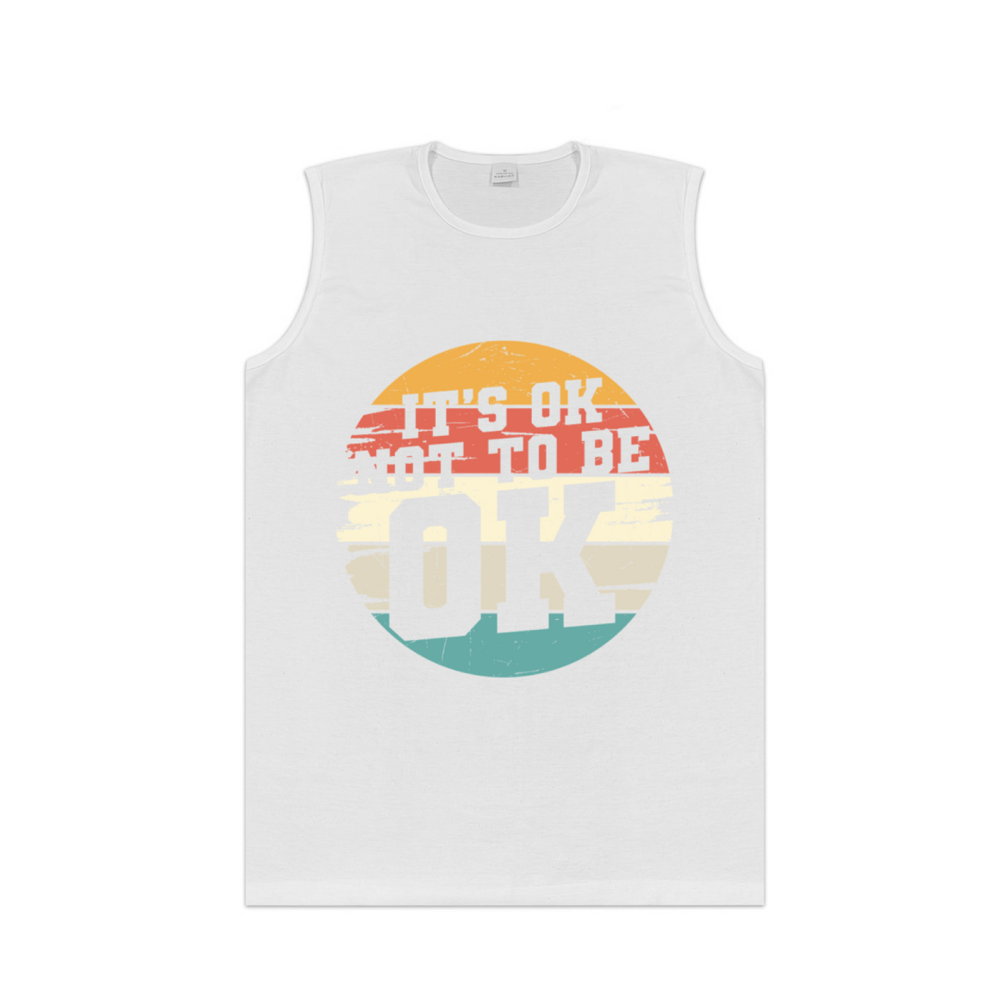 Vintage Retro It¡¯s Ok Not To Be Ok Mental Health Tank
