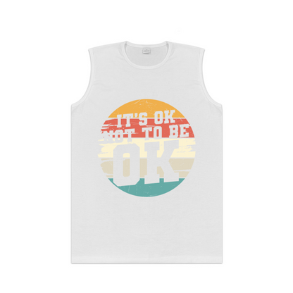 Vintage Retro It¡¯s Ok Not To Be Ok Mental Health Tank