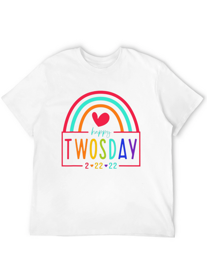 Happy Twosday Rainbow T-Shirt