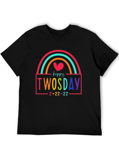 Happy Twosday Rainbow T-Shirt