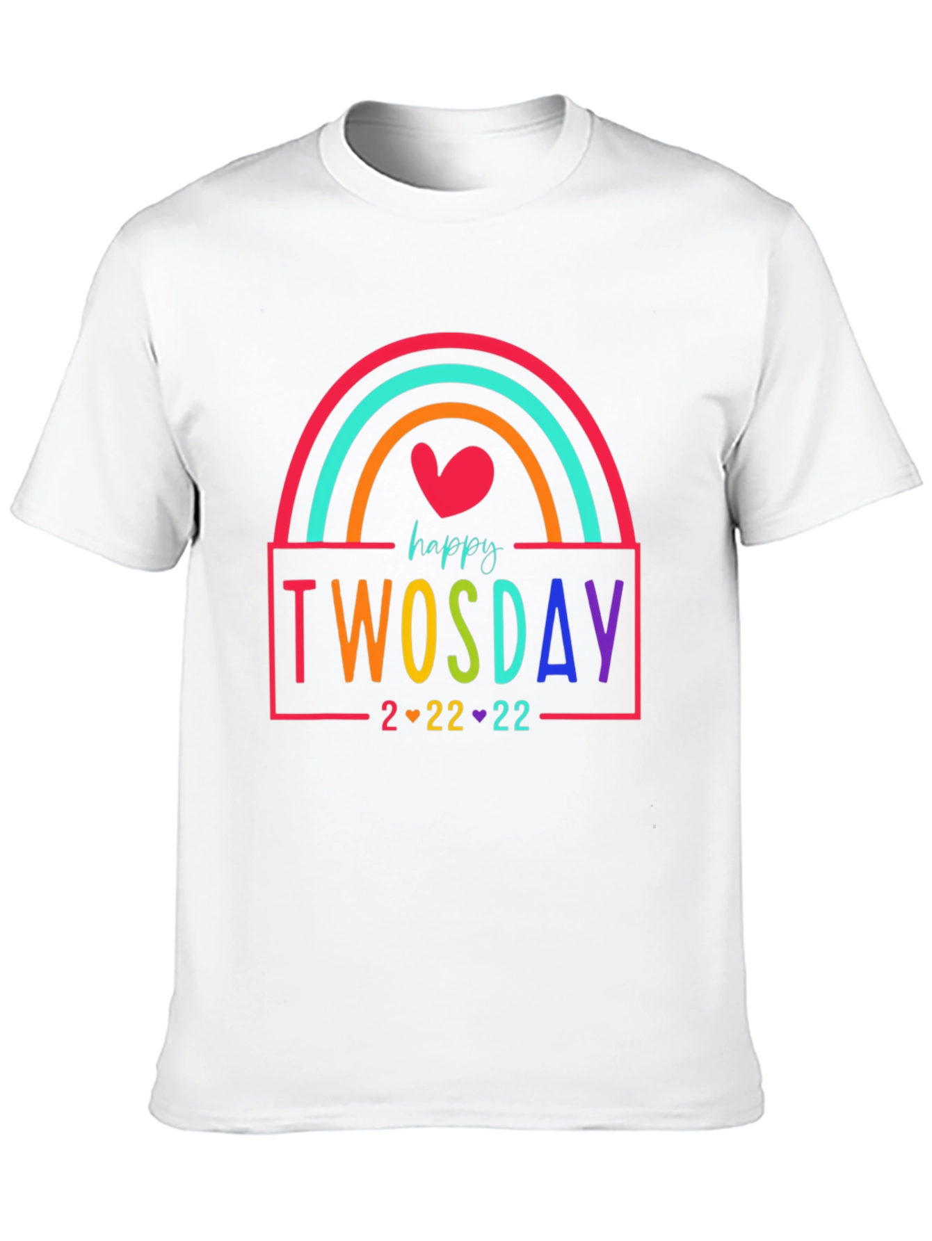 Happy Twosday Rainbow T-Shirt