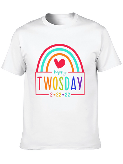 Happy Twosday Rainbow T-Shirt