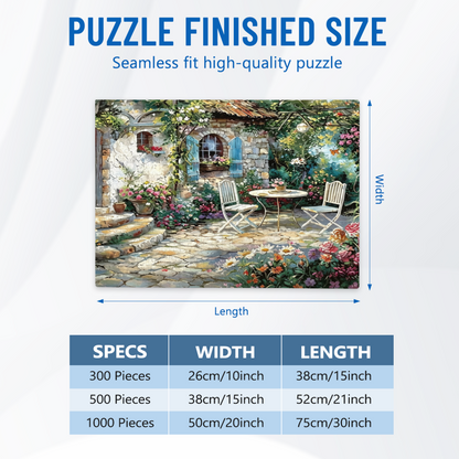 Charming Provence Stone Cottage Secret Flower Courtyard Puzzle