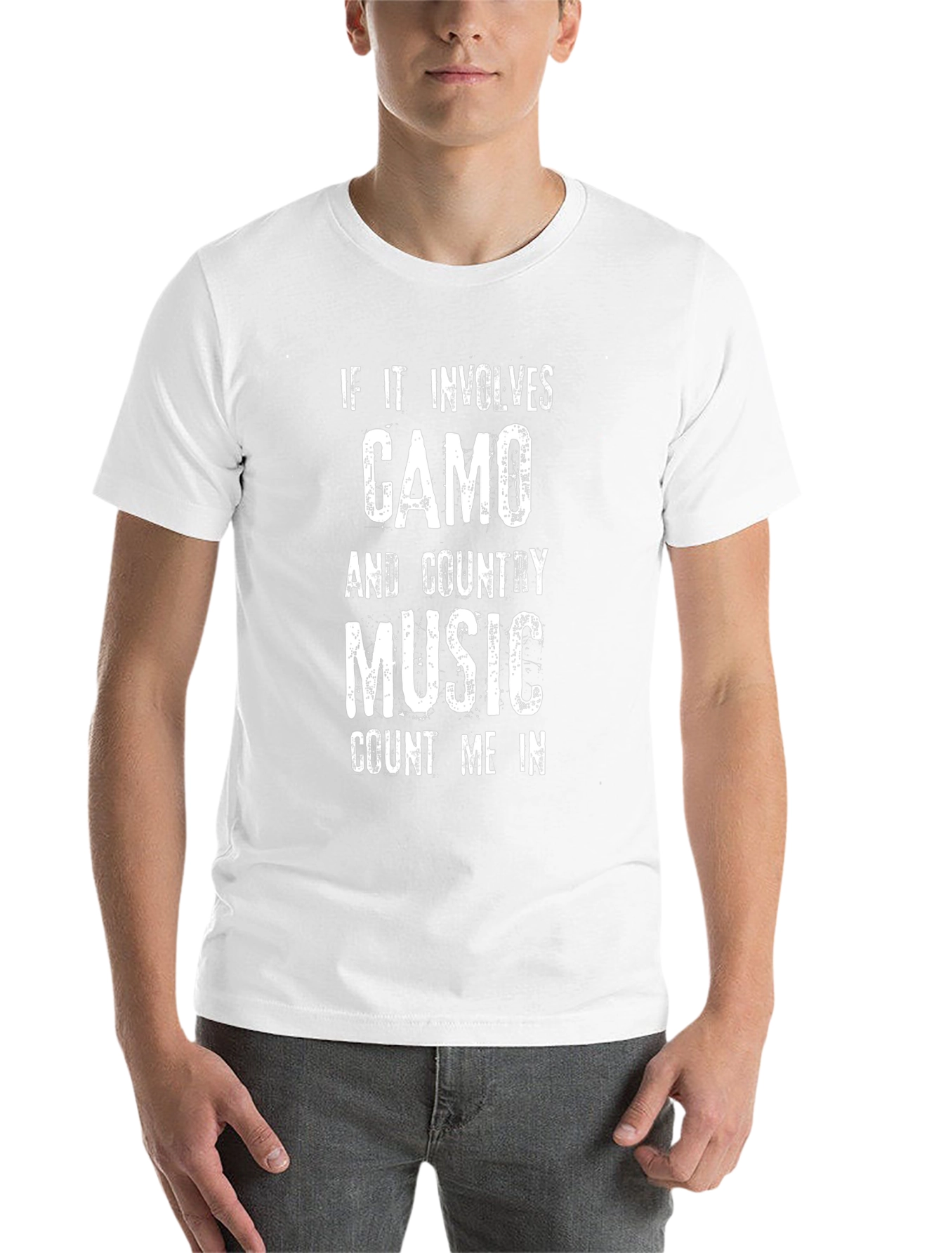 Camo & Country Music T-Shirt - Count Me In!