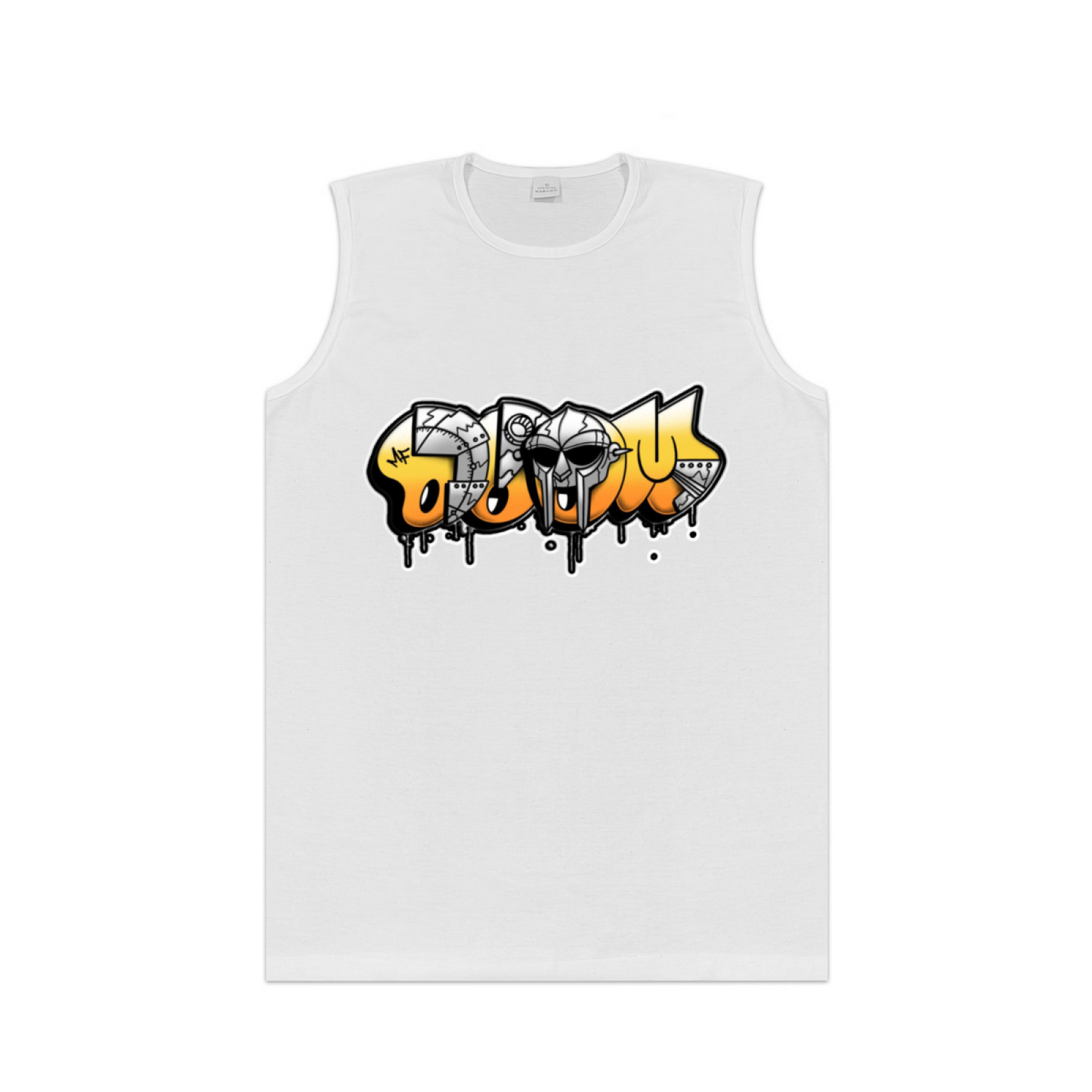 MF DOOM Classic Hip Hop Graffiti Drip Art Tank Shirt