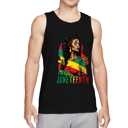 1865 Juneteenth Black Pride Portrait Tank Top