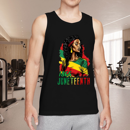 1865 Juneteenth Black Pride Portrait Tank Top