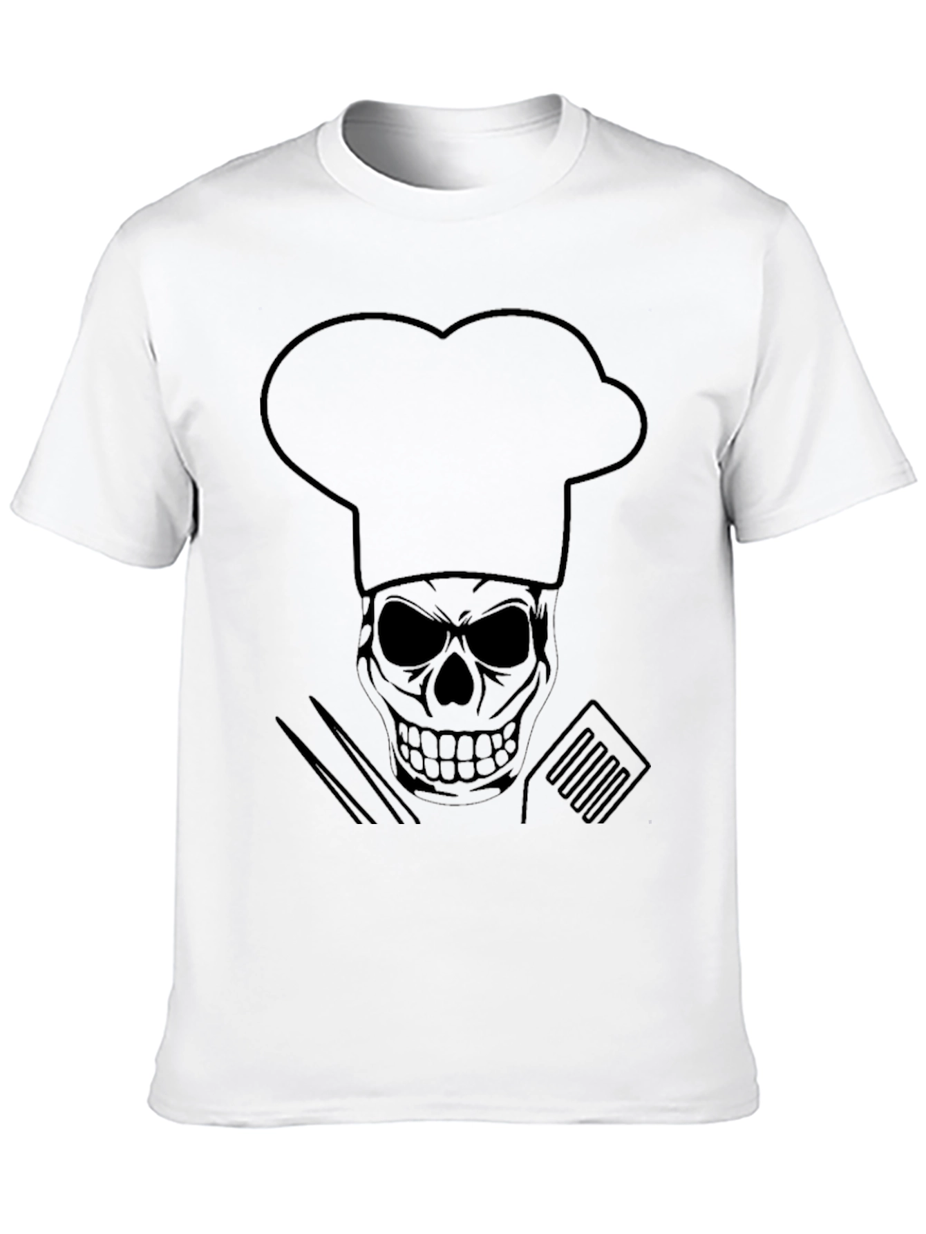 Chef Skull T-Shirt - Culinary Skeleton Tee