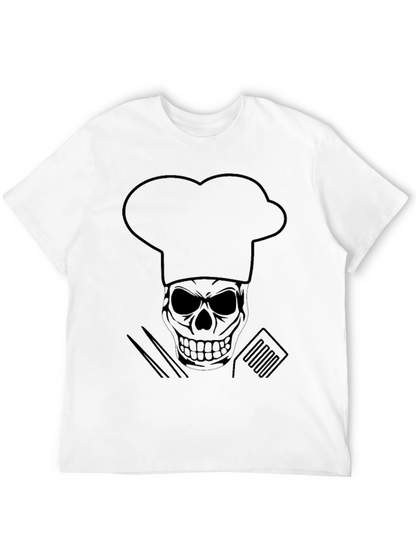 Chef Skull T-Shirt - Culinary Skeleton Tee