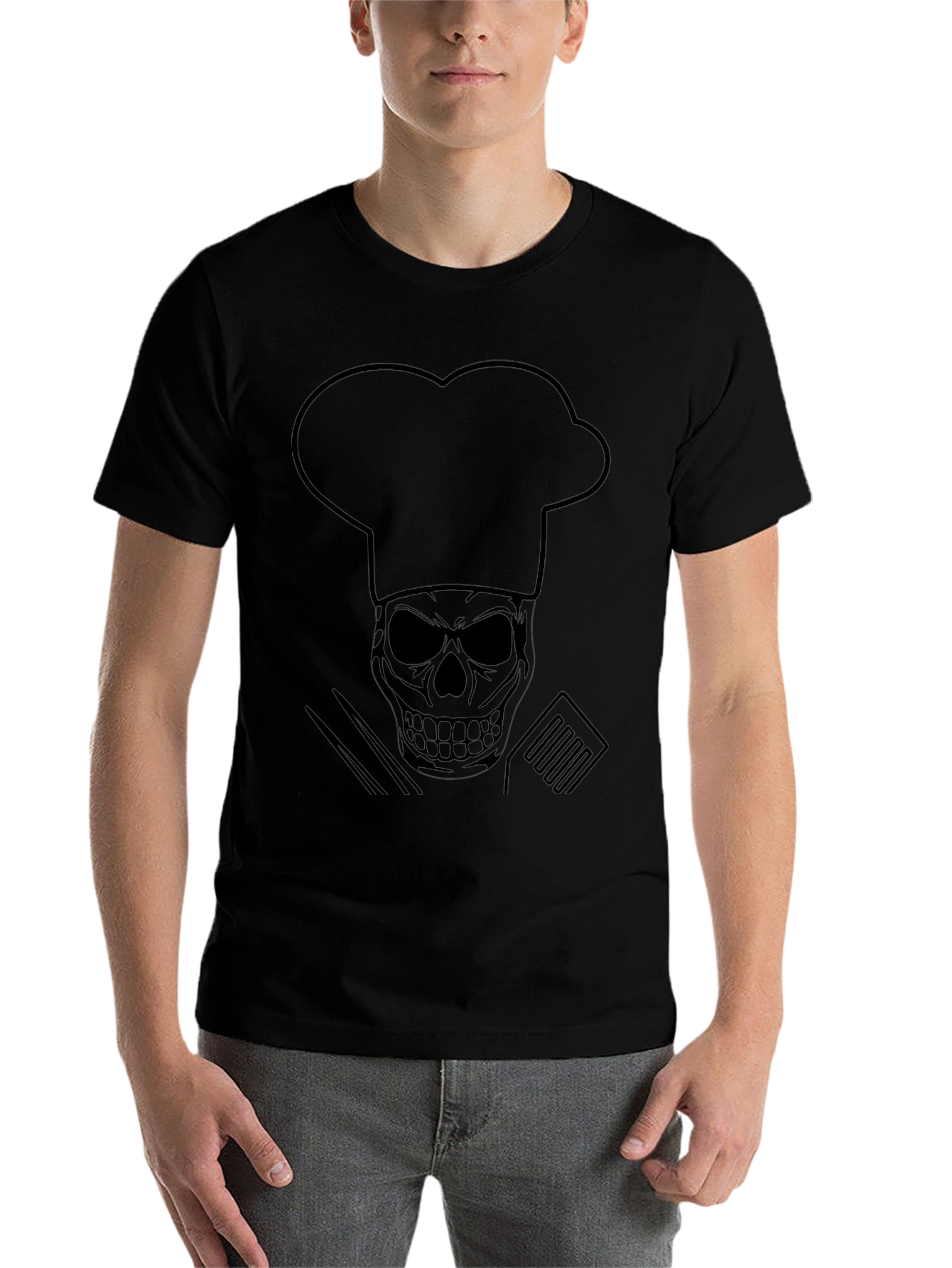Chef Skull T-Shirt - Culinary Skeleton Tee