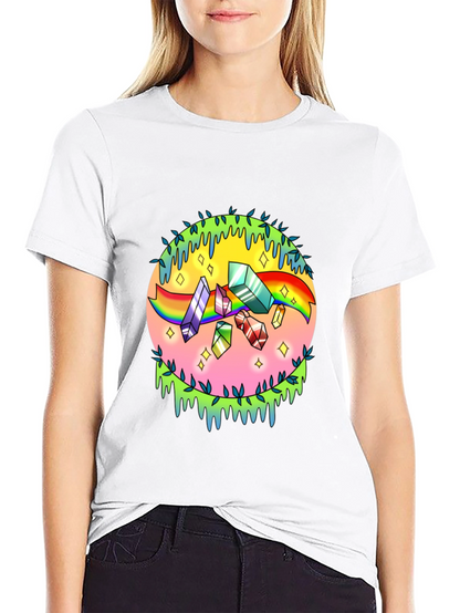 Crystal Rainbow Graphic Tee