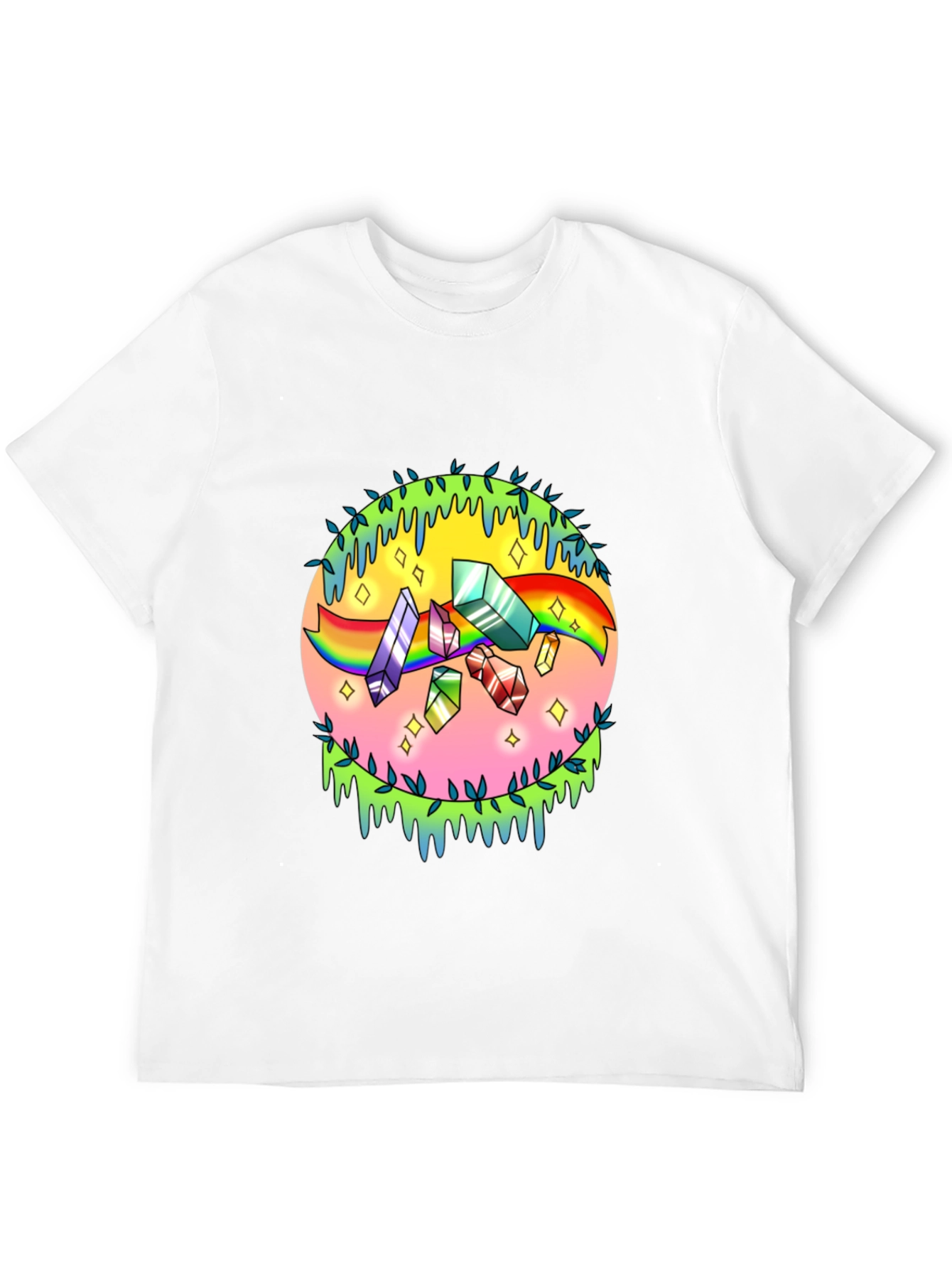 Crystal Rainbow Graphic Tee