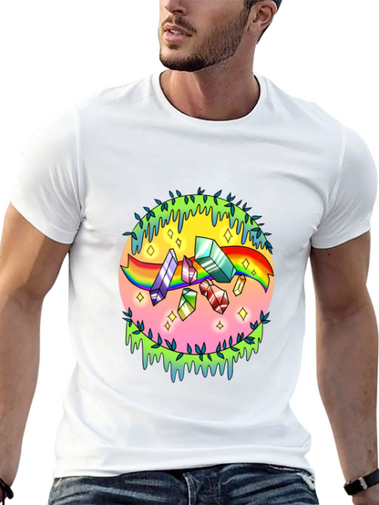 Crystal Rainbow Graphic Tee