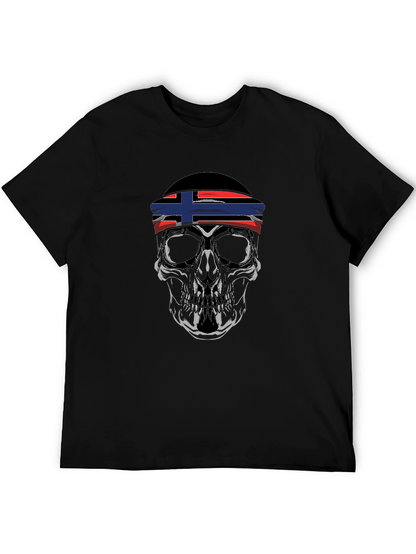 Skull Bandana Graphic Tee