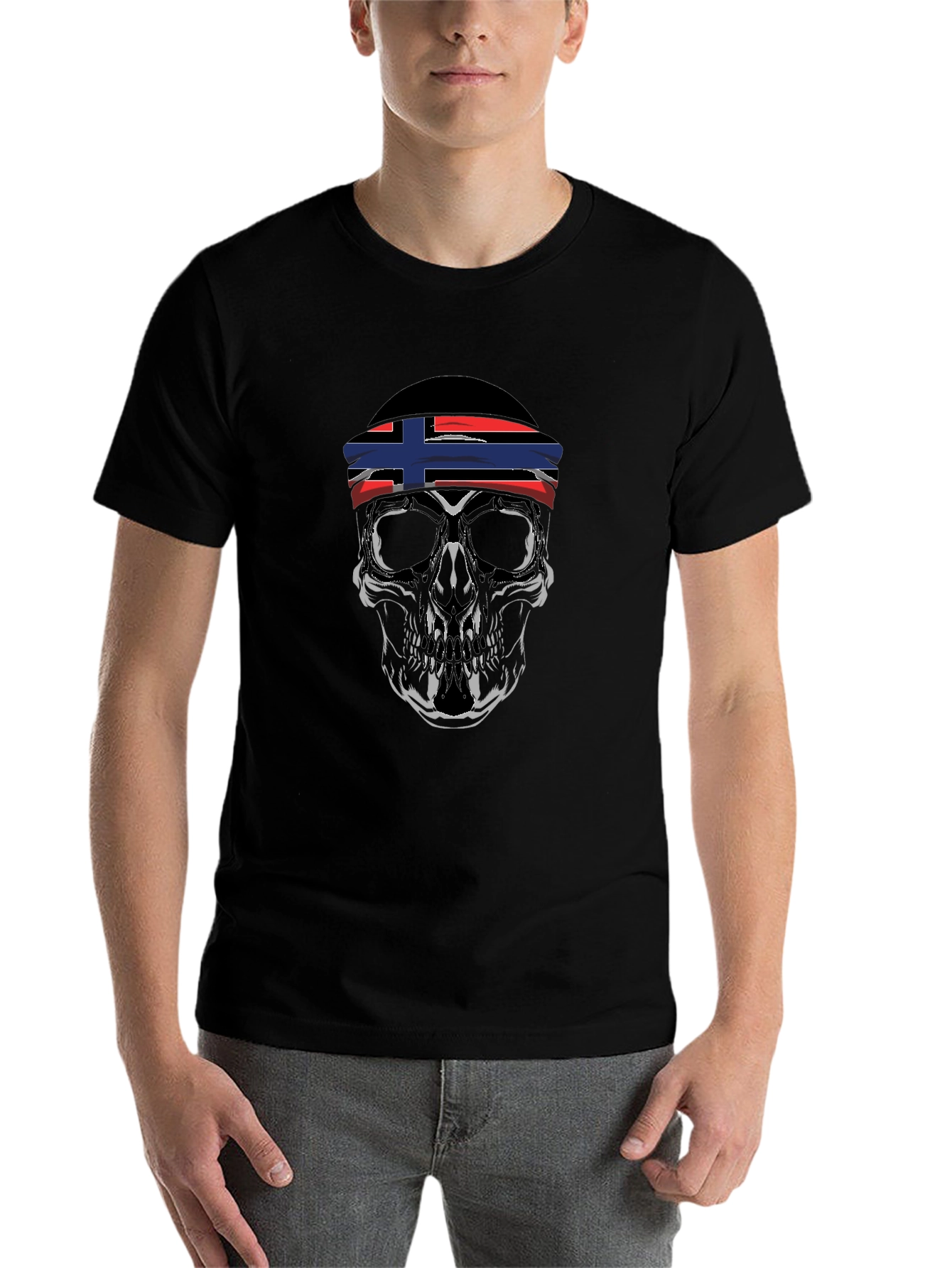 Skull Bandana Graphic Tee