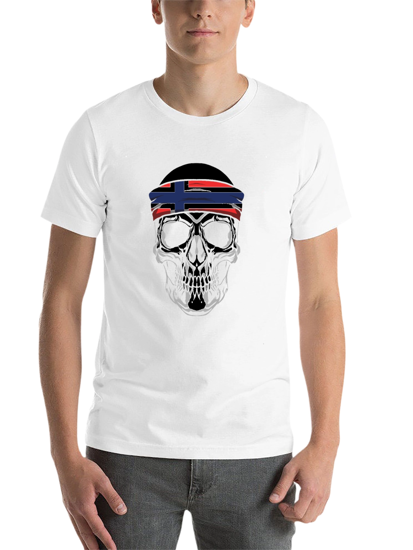 Skull Bandana Graphic Tee