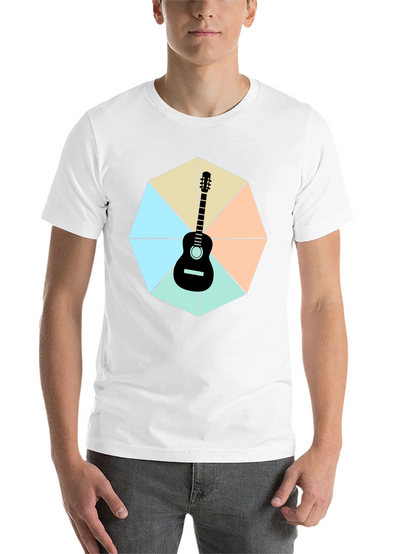 Guitar Geometric Graphic Tee