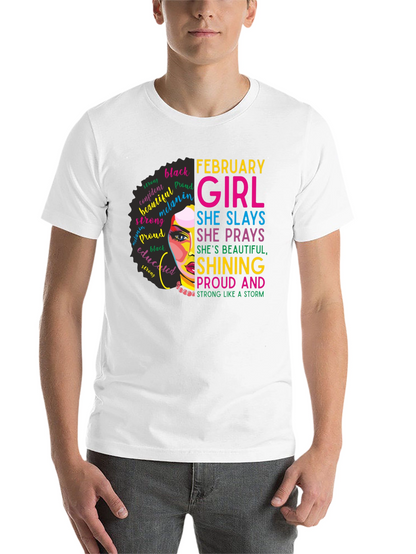 February Girl Black Pride Graphic Tee