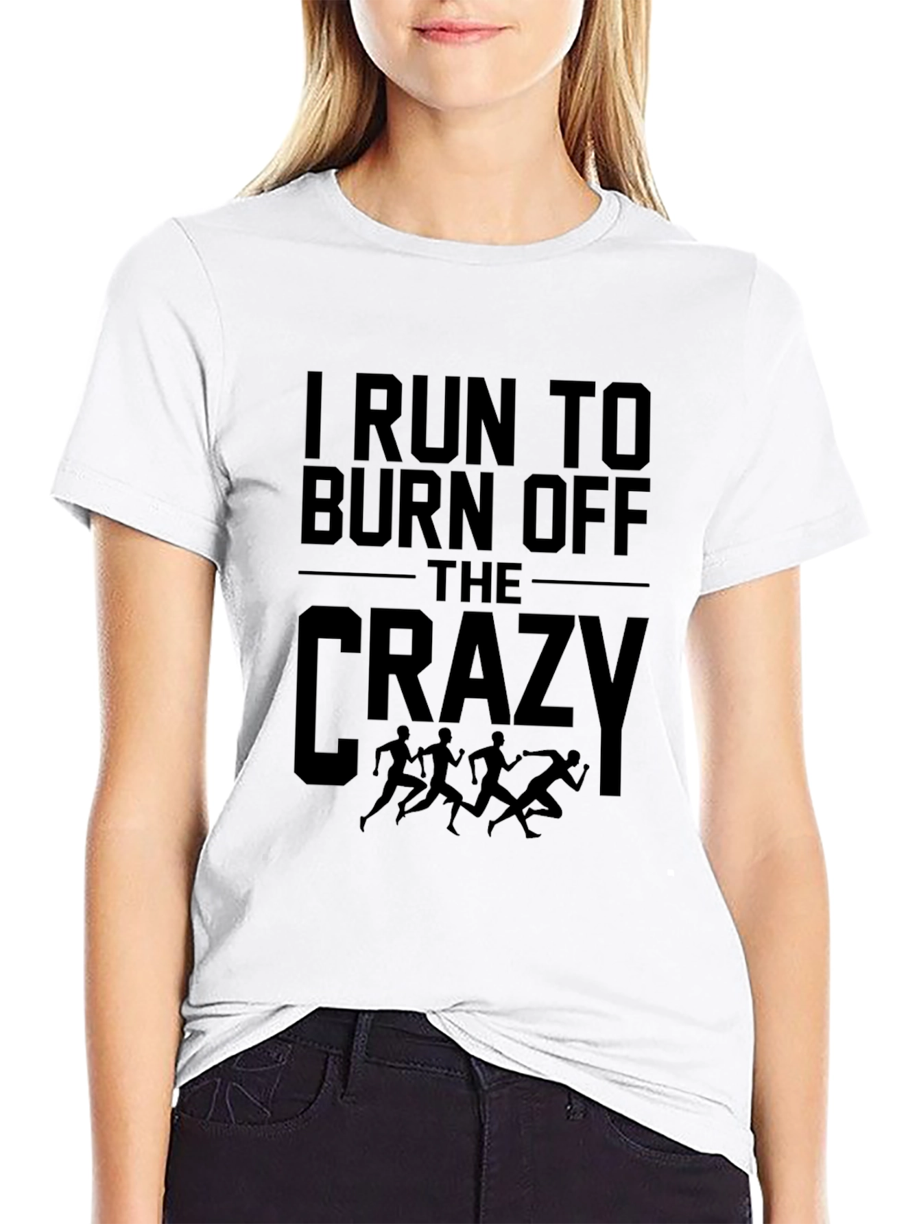 I Run to Burn Off The Crazy Graphic Tee