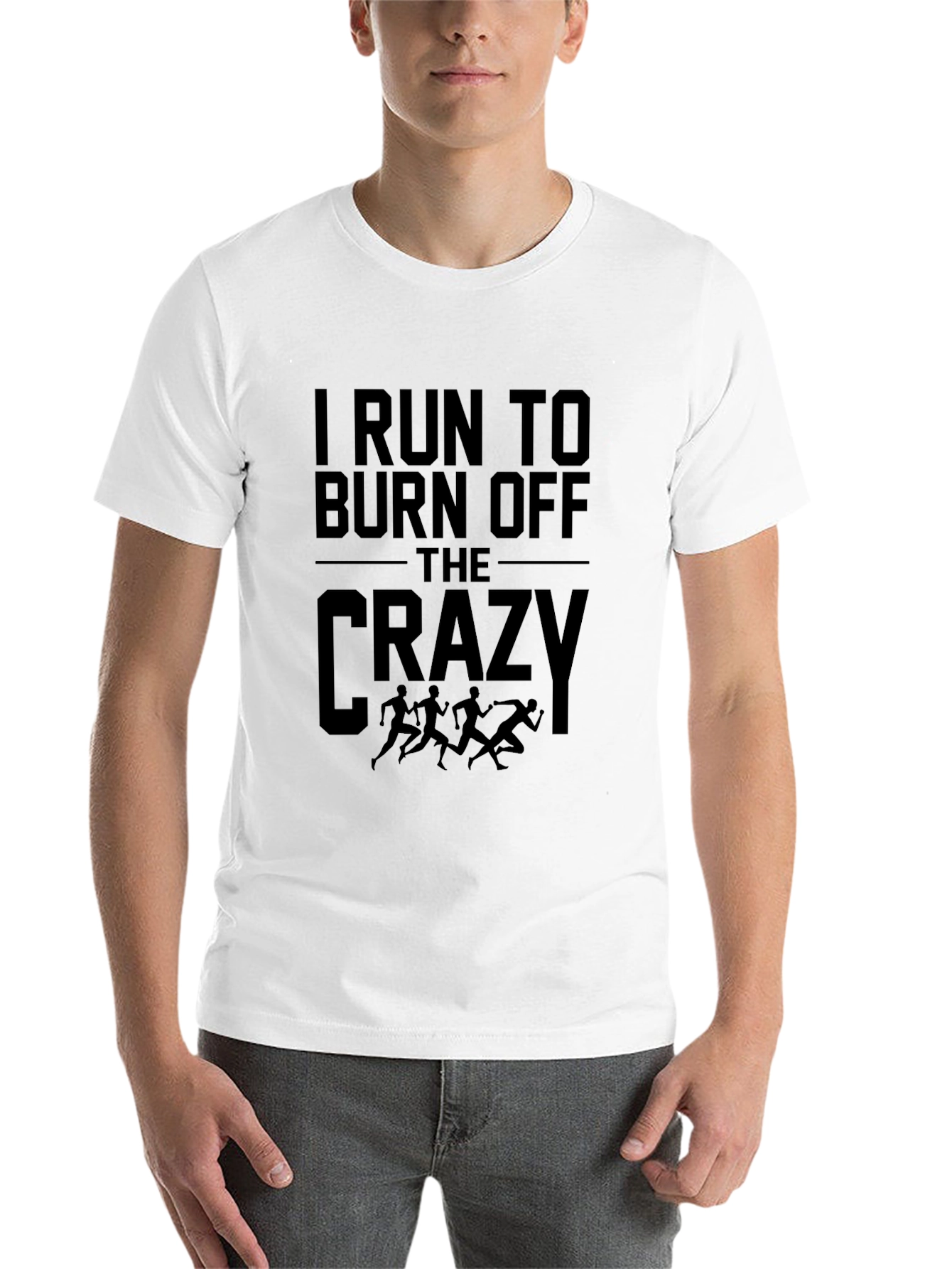 I Run to Burn Off The Crazy Graphic Tee