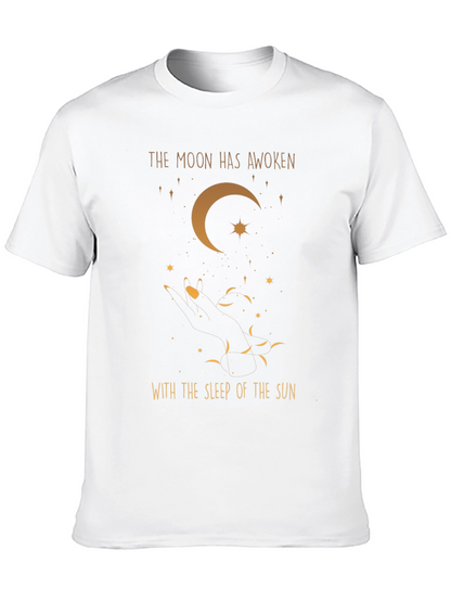 Celestial Moon Graphic T-Shirt