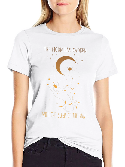 Celestial Moon Graphic T-Shirt