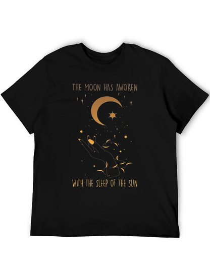 Celestial Moon Graphic T-Shirt
