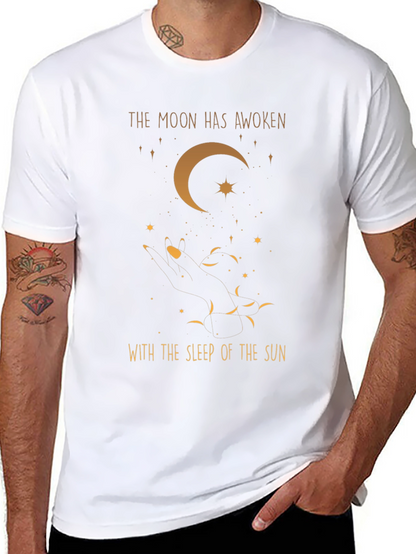 Celestial Moon Graphic T-Shirt