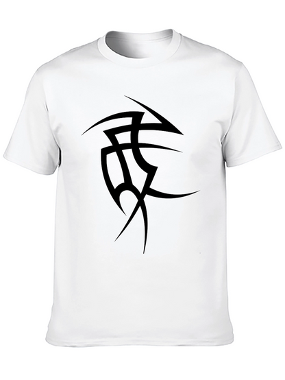 Mens Black Tribal Tattoo Graphic Tee