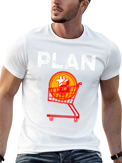 Bitcoin Shopping Plan Graphic Tee