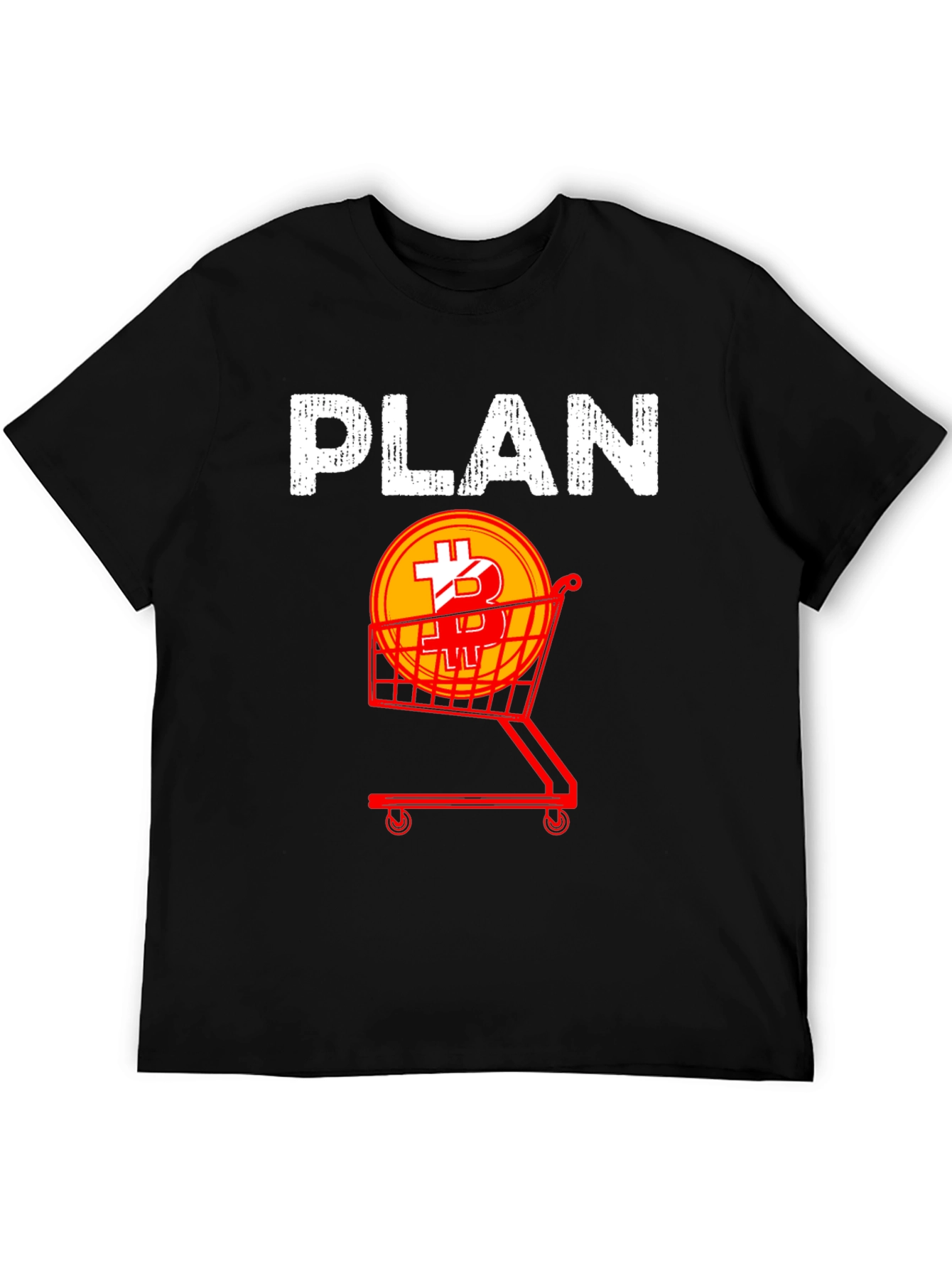 Bitcoin Shopping Plan Graphic Tee