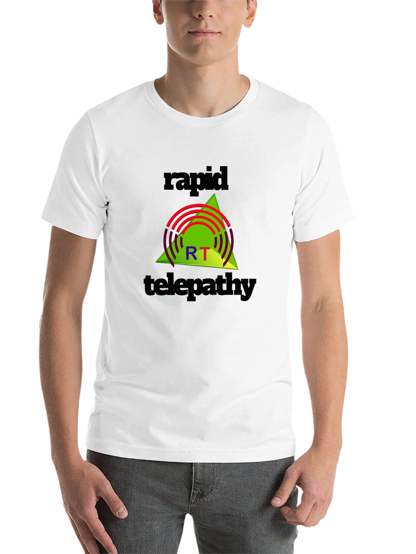 Rapid Telepathy Graphic Tee - Black Cotton Shirt
