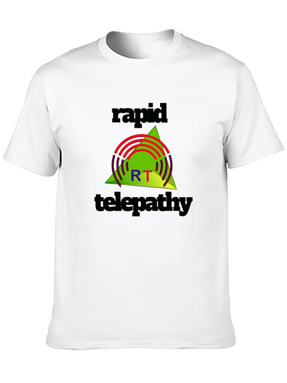 Rapid Telepathy Graphic Tee - Black Cotton Shirt