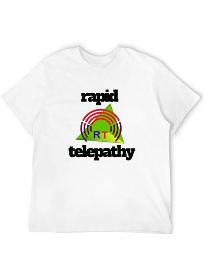 Rapid Telepathy Graphic Tee - Black Cotton Shirt