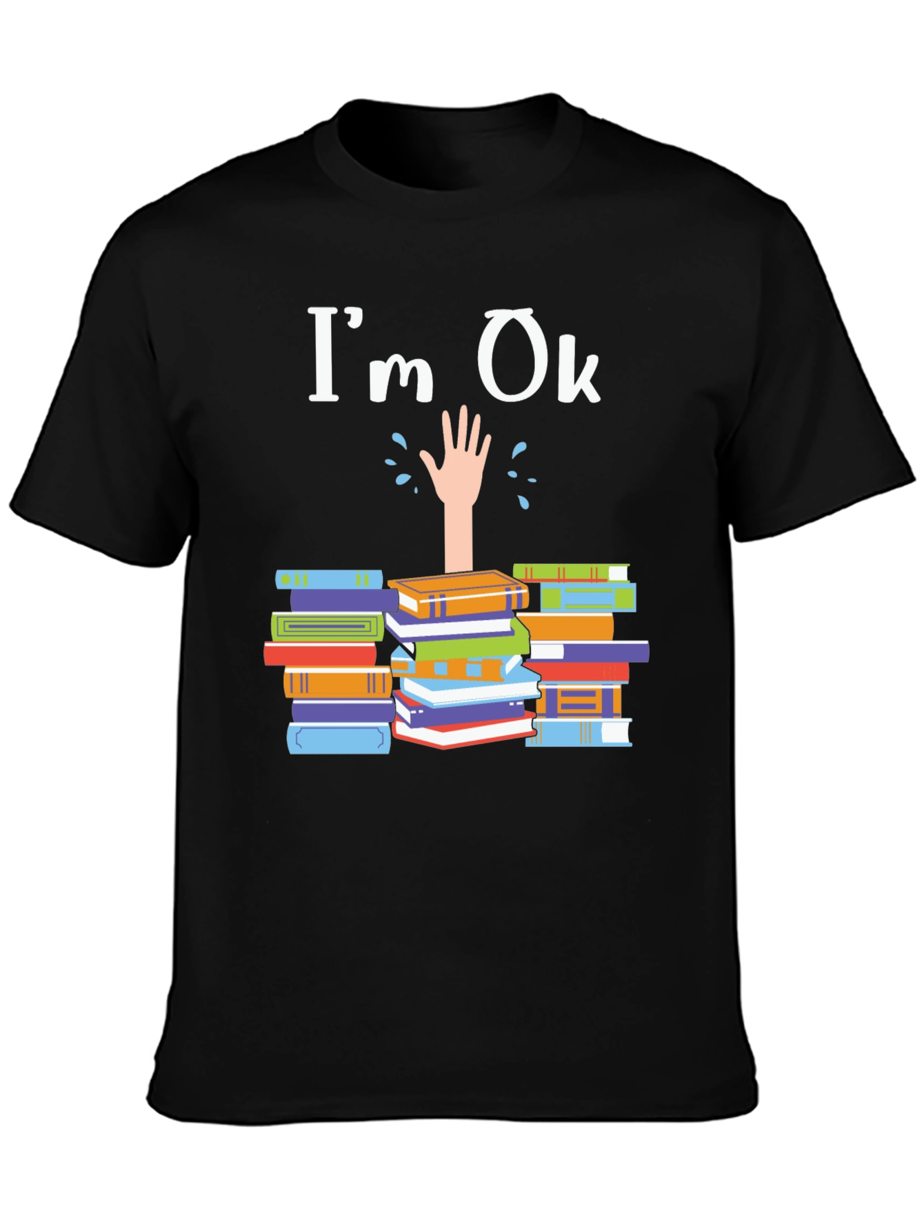 Im Ok Drowning in Books T-Shirt