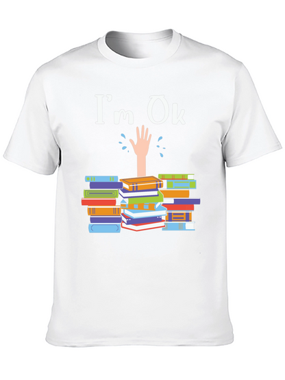 Im Ok Drowning in Books T-Shirt