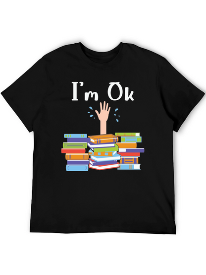 Im Ok Drowning in Books T-Shirt