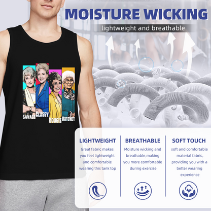 The Golden Girls Savage Classy Bougie Ratchet Tank