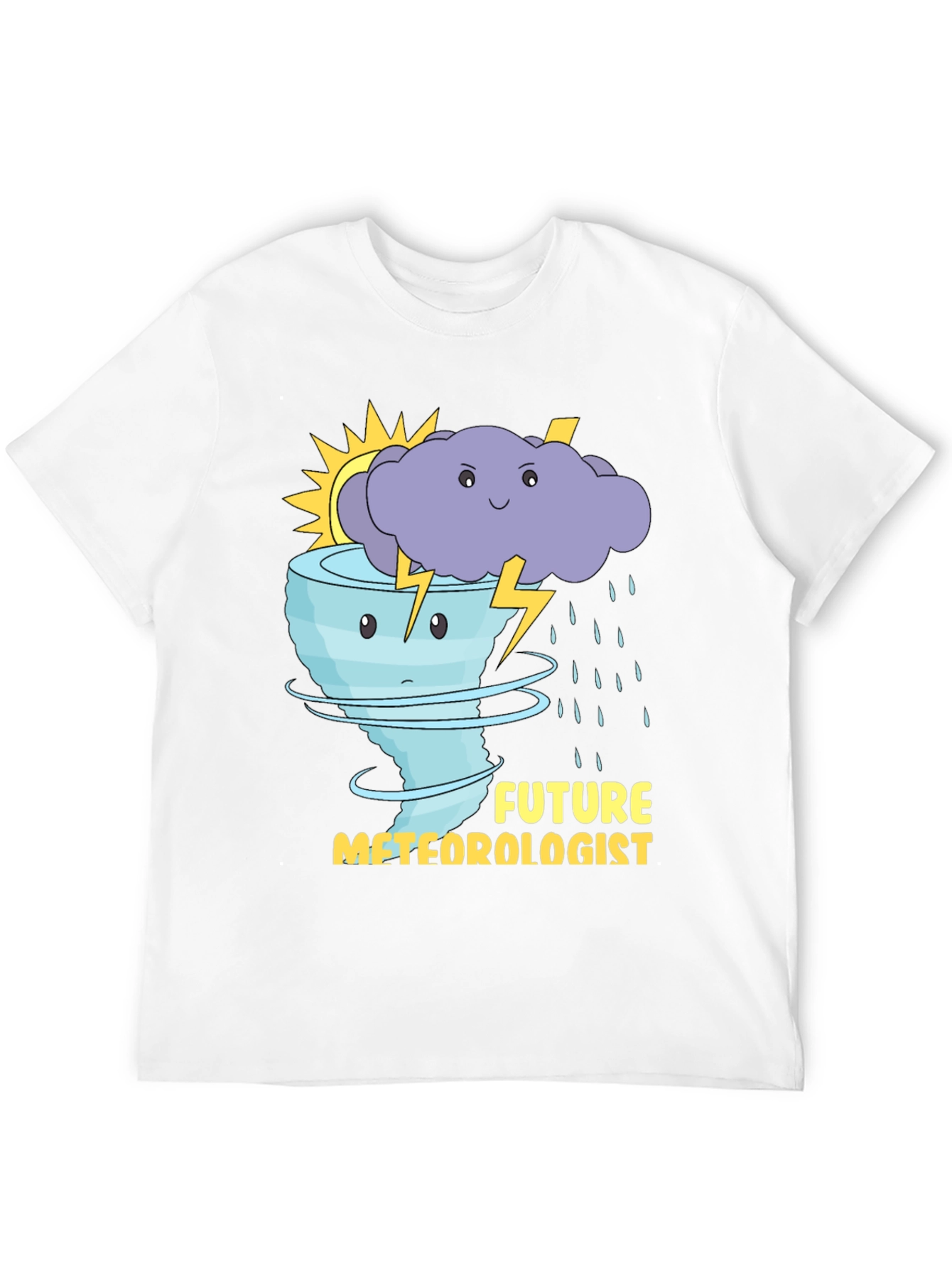 Future Meteorologist T-Shirt: Weather Cartoon Graphic Tee