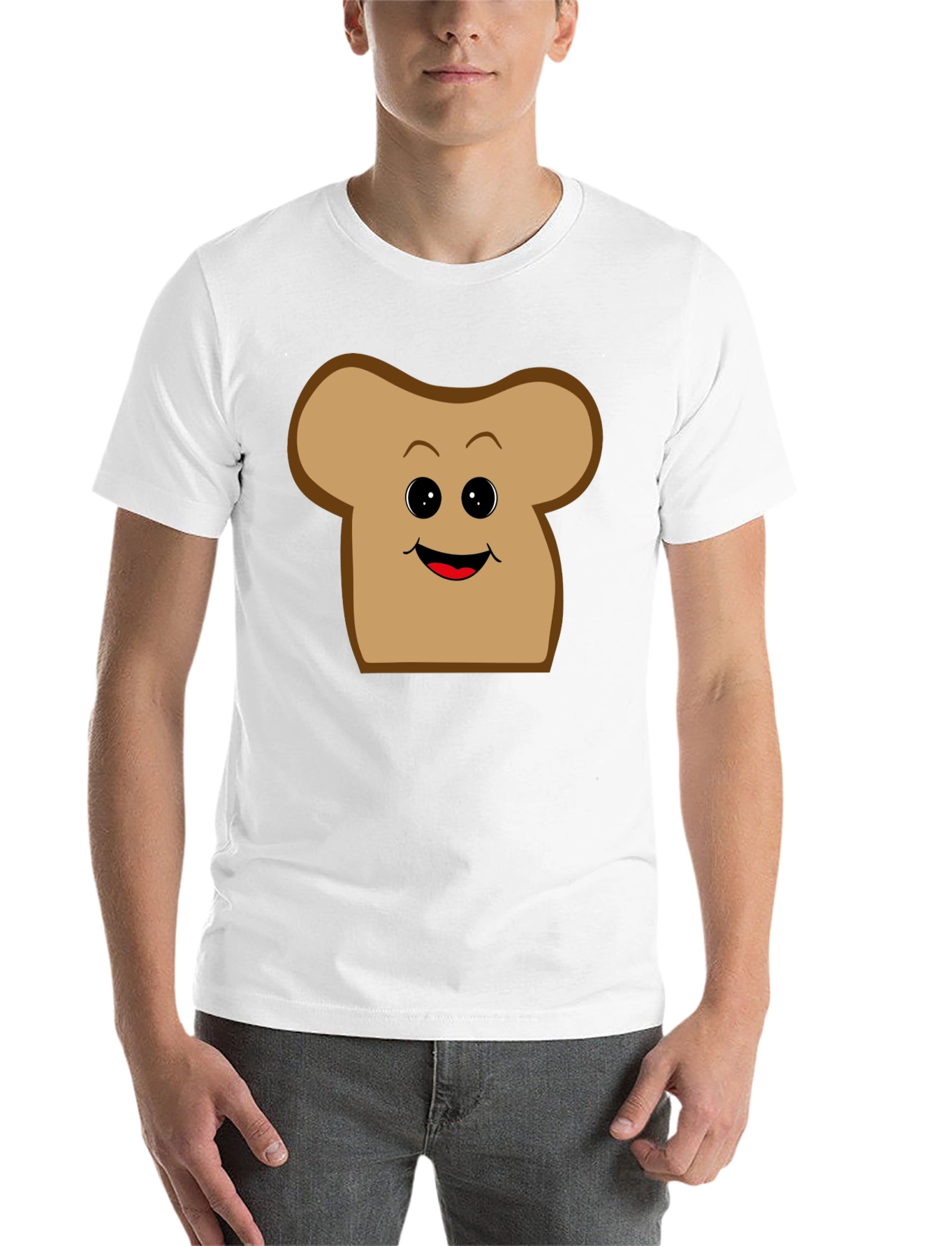 Toast Face Graphic T-Shirt