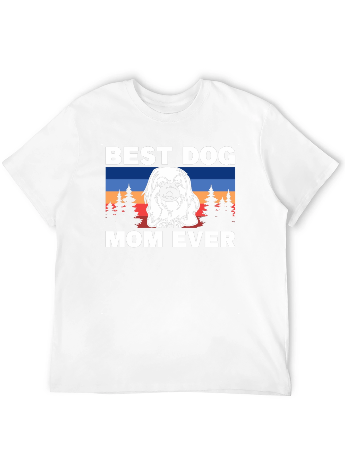 Best Dog Mom Ever T-Shirt - Cute Pekingese Design
