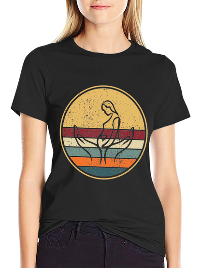 Retro Pregnancy Support T-Shirt